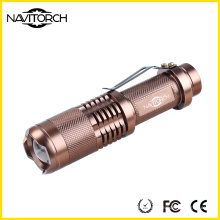 Lampe de poche télescopique panoramique à rayons CREE LED (NK-628)